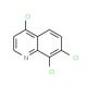 4,7,8-Trichloroquinoline (CAS 17999-80-3) - chemical structure image