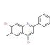 4,7-Dibromo-6-methyl-2-phenylquinoline (CAS 1189106-53-3) - chemical structure image