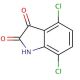 4,7-Dichloroisatin (CAS 18711-13-2) - chemical structure image