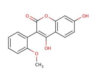 4,7-dihydroxy-3-(2-methoxyphenyl)-2H-chromen-2-one - chemical structure image