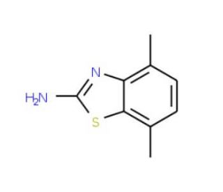 4,7-dimethyl-1,3-benzothiazol-2-amine (CAS 78584-08-4) - chemical structure image