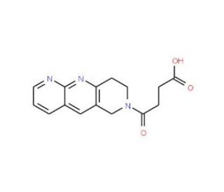 4-(8,9-Dihydropyrido[2,3-b]-1,6-naphthyridin-7(6H)-yl)-4-oxobutanoic acid - chemical structure image