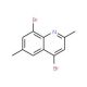 4,8-Dibromo-2,6-dimethylquinoline (CAS 1189107-53-6) - chemical structure image