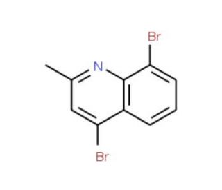 4,8-Dibromo-2-methylquinoline (CAS 1070879-55-8) - chemical structure image
