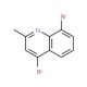 4,8-Dibromo-2-methylquinoline (CAS 1070879-55-8) - chemical structure image