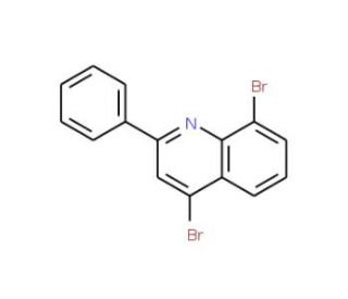 4,8-Dibromo-2-phenylquinoline (CAS 1189106-08-8) - chemical structure image