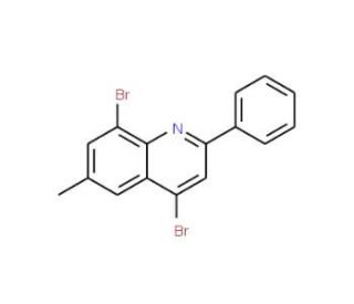 4,8-Dibromo-6-methyl-2-phenylquinoline (CAS 1189107-04-7) - chemical structure image