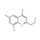 4,8-Dibromo-6-methyl-2-propylquinoline (CAS 1189107-16-1) - chemical structure image