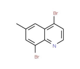 4,8-Dibromo-6-methylquinoline (CAS 1189106-63-5) - chemical structure image