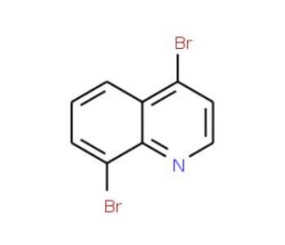 4,8-Dibromoquinoline (CAS 1070879-31-0) - chemical structure image