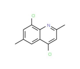 4,8-Dichloro-2,6-dimethylquinoline (CAS 203626-46-4) - chemical structure image