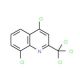 4,8-Dichloro-2-trichloromethylquinoline (CAS 93600-66-9) - chemical structure image