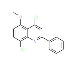 4,8-Dichloro-5-methoxy-2-phenylquinoline (CAS 1189106-76-0) - chemical structure image
