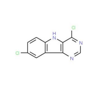 4,8-Dichloro-5H-pyrimido[5,4-b]indole - chemical structure image