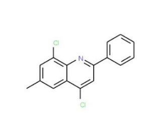 4,8-Dichloro-6-methyl-2-phenylquinoline (CAS 1153165-79-7) - chemical structure image
