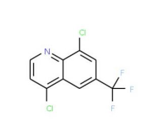 4,8-Dichloro-6-(trifluoromethyl)quinoline - chemical structure image