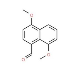 4,8-Dimethoxy-naphthalene-1-carbaldehyde (CAS 69833-11-0) - chemical structure image