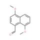4,8-Dimethoxy-naphthalene-1-carbaldehyde (CAS 69833-11-0) - chemical structure image