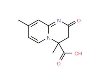 4,8-Dimethyl-2-oxo-3,4-dihydro-2H-pyrido[1,2-a]-pyrimidine-4-carboxylic acid - chemical structure image