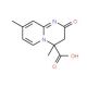 4,8-Dimethyl-2-oxo-3,4-dihydro-2H-pyrido[1,2-a]-pyrimidine-4-carboxylic acid - chemical structure image