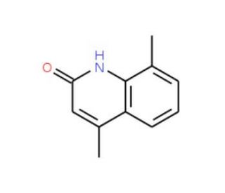 4,8-Dimethyl-2-quinolinol (CAS 5349-78-0) - chemical structure image