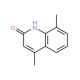 4,8-Dimethyl-2-quinolinol (CAS 5349-78-0) - chemical structure image