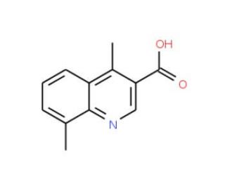 4,8-Dimethylquinoline-3-carboxylic acid (CAS 1031929-51-7) - chemical structure image