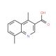 4,8-Dimethylquinoline-3-carboxylic acid (CAS 1031929-51-7) - chemical structure image