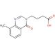 4-(8-methyl-4-oxoquinazolin-3(4H)-yl)butanoic acid - chemical structure image