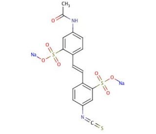 4-Acetamido-4&prime;-isothiocyanatostilbene-2,2&prime;-disulfonic Acid, Sodium Salt (CAS 51023-76-8) - chemical structure image