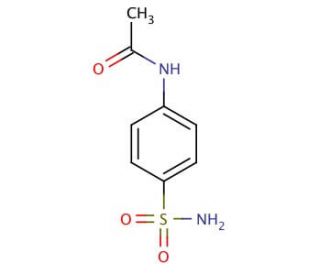 4-Acetamidobenzenesulfonamide - chemical structure image