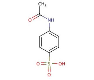 4-Acetamidobenzenesulfonic Acid - chemical structure image