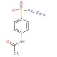 4-Acetamidobenzenesulfonyl azide (CAS 2158-14-7) - chemical structure image