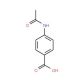 4-Acetamidobenzoic Acid (CAS 556-08-1) - chemical structure image