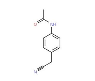 4-Acetamidophenylacetonitrile (CAS 25025-06-3) - chemical structure image