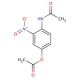 4-Acetoxy-1-acetylamino-2-nitro-benzene (CAS 2243-69-8) - chemical structure image