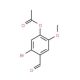 4-Acetoxy-2-bromo-5-methoxybenzaldehyde (CAS 52783-83-2) - chemical structure image