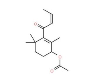 4-Acetoxy-&beta;-damascone (CAS 945426-71-1) - chemical structure image