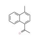4-Acetyl-1-methylnaphthalene (CAS 28418-86-2) - chemical structure image