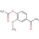 4-Acetyl-2-methoxyphenyl acetate (CAS 54771-60-7) - chemical structure image