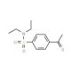 4-Acetyl-N,N-diethyl-benzenesulfonamide (CAS 1658-97-5) - chemical structure image