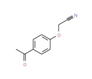 (4-Acetyl-phenoxy)-acetonitrile - chemical structure image