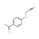 (4-Acetyl-phenoxy)-acetonitrile - chemical structure image
