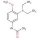 4-Acetylamino-2-(diethylamino)anisole (CAS 19433-93-3) - chemical structure image