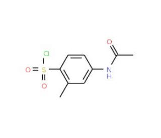 4-Acetylamino-2-methyl-benzenesulfonyl chloride (CAS 62374-67-8) - chemical structure image