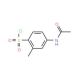 4-Acetylamino-2-methyl-benzenesulfonyl chloride (CAS 62374-67-8) - chemical structure image