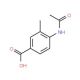 4-(acetylamino)-3-methylbenzoic acid (CAS 37901-92-1) - chemical structure image