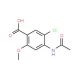 4-(acetylamino)-5-chloro-2-methoxybenzoic acid - chemical structure image