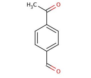 4-Acetylbenzaldehyde (CAS 3457-45-2) - chemical structure image
