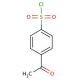 4-Acetylbenzenesulfonyl chloride (CAS 1788-10-9) - chemical structure image